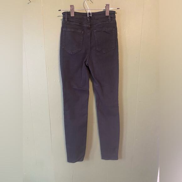 H&M Jeans Womens Size 2 Black Skinny Casual Stretch Denim Basic Staple Normcore - Picture 10 of 10